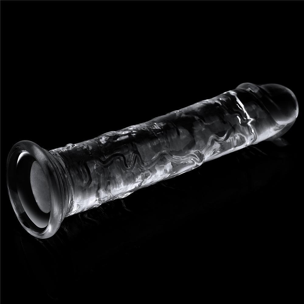 18CM Yeni Nesil Vantuzlu Şeffaf Dildo Penis - Flawless Clear Dildo