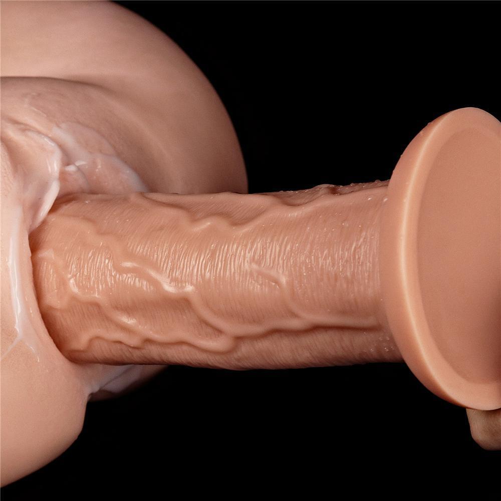 28 CM Fisting Gerçekçi Kalın Anal Titreşimli Dildo - Realistic Long Vibrating Dildo