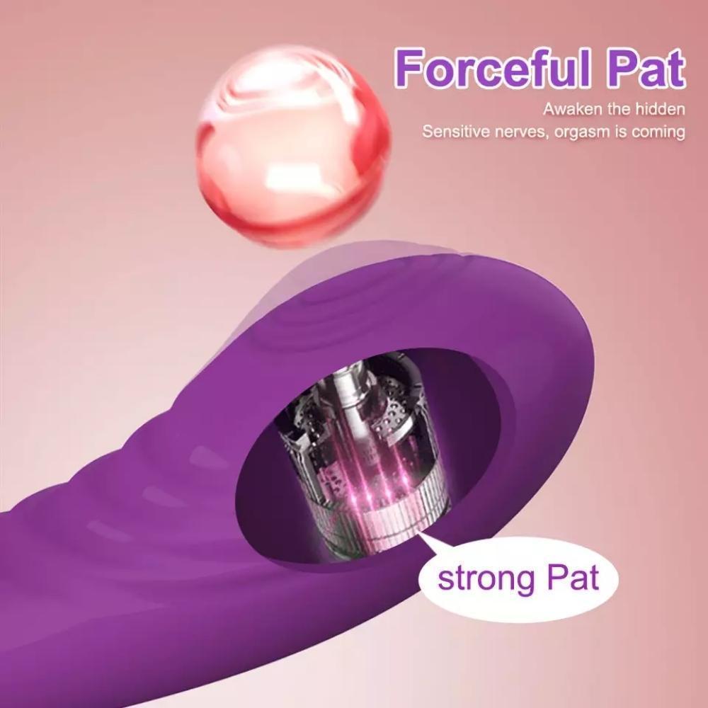 AIWEI PRO G-Spot Tapping ve Klitoris Emiş Güçlü 2 in 1 Vibratör