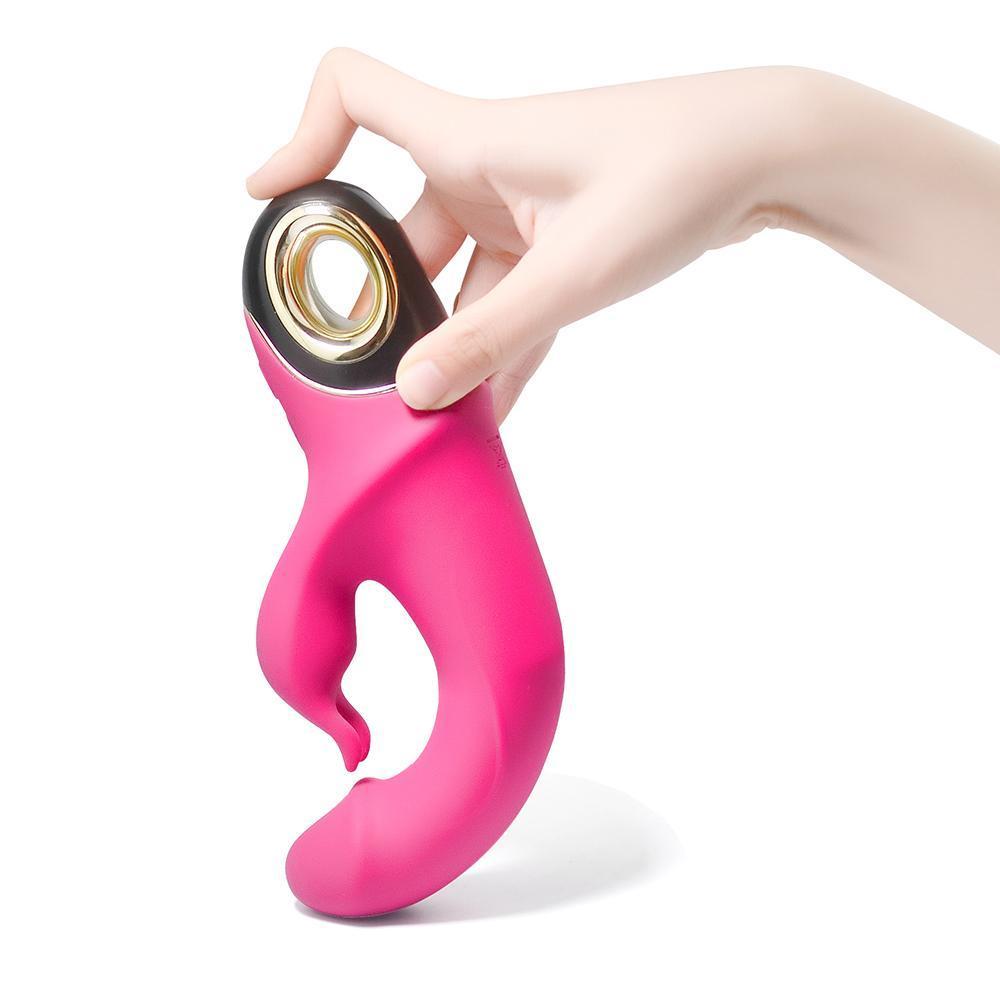 PRIME TOYS Meteror Manyetik Şarjlı Klitoris ve G Spot Uyarıcı 360° Rotasyonlu Rabbit Vibratör