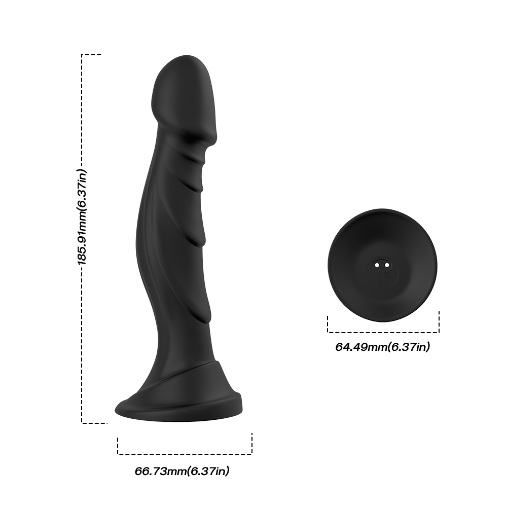 PRIME TOYS Sculp Şarjlı Kablosuz Kumandalı Güçlü G Nokta Uyarıcı ve Anal Yapay Penis Vibratör