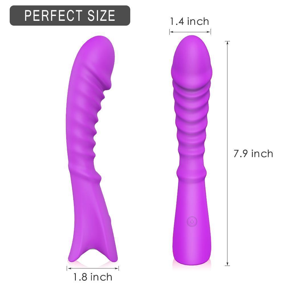 TOPI Anal ve G Nokta Uyarıcı Su Geçirmez Wand Massager Vibratör Dildo