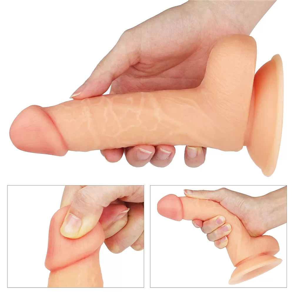 18 CM Geliştirilmiş Gerçekçi Yumuşak Doku Realistik Dildo Penis - The Ultra Soft Dude