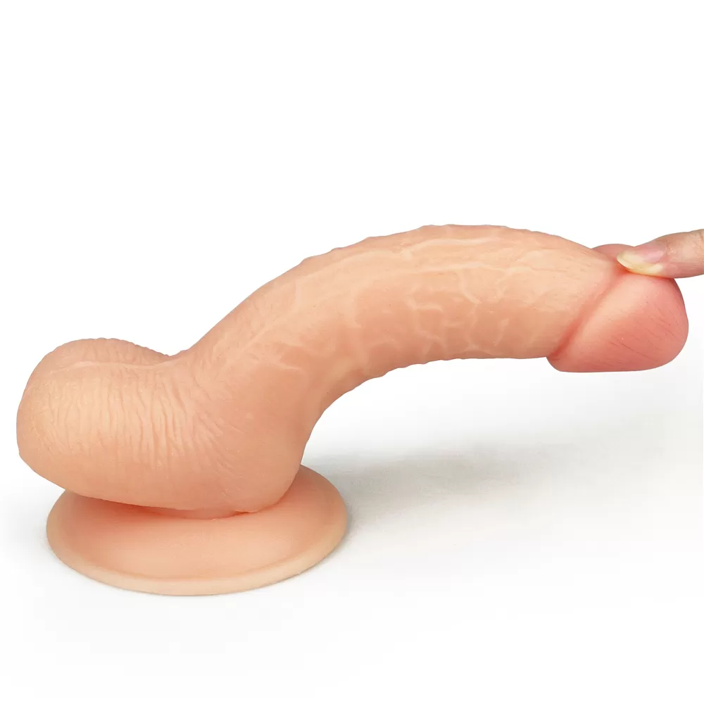 18 CM Geliştirilmiş Gerçekçi Yumuşak Doku Realistik Dildo Penis - The Ultra Soft Dude