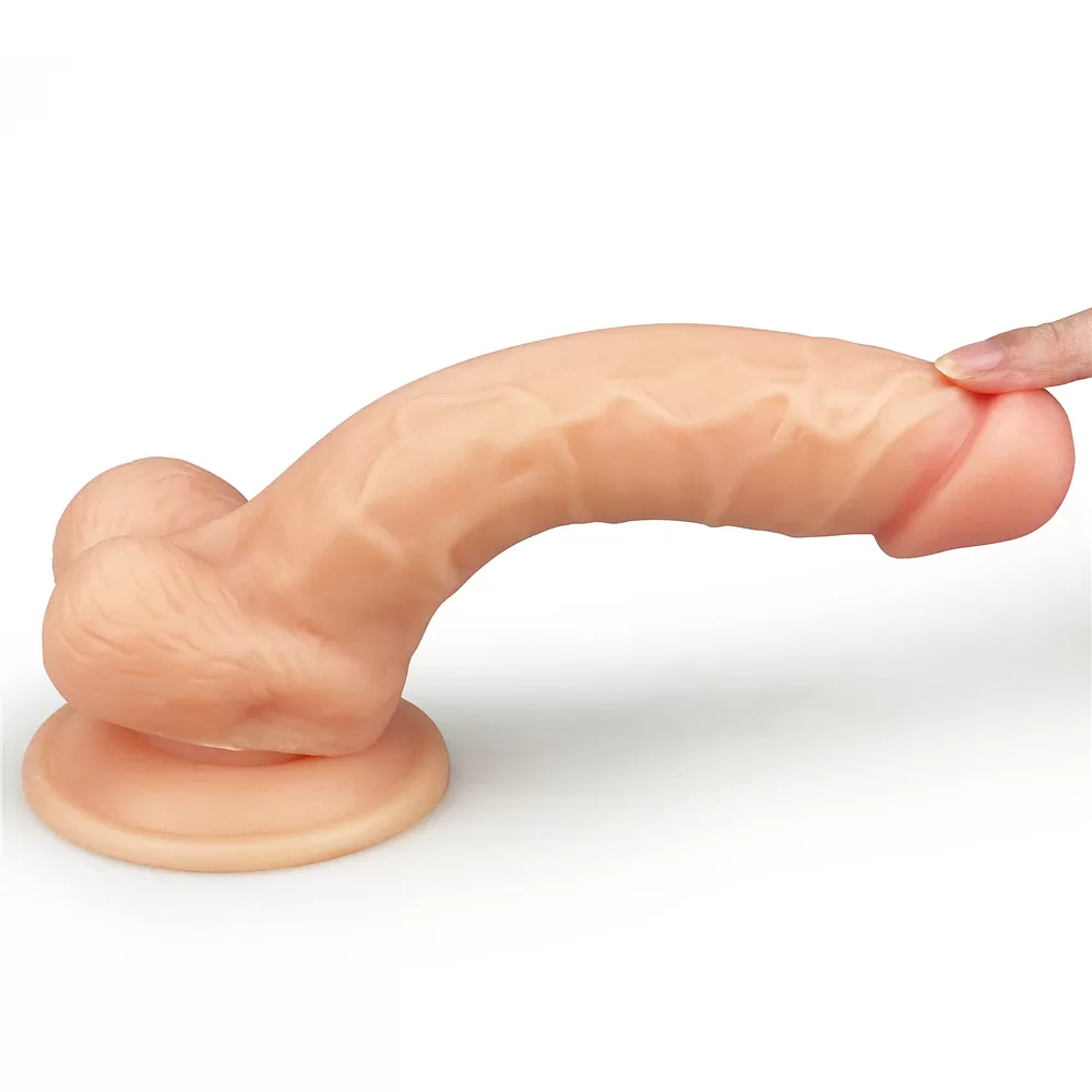 20 CM Geliştirilmiş Gerçekçi Doku Realistik Penis - The Ultra Soft Dude