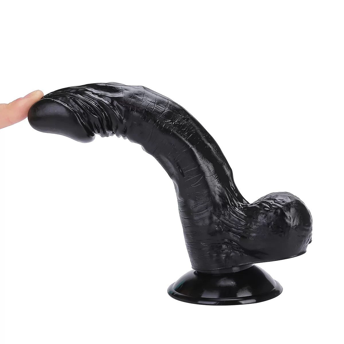 ABNER Dildo Gerçekçi Et Dokusunda Realistik Zenci Penis 21 CM