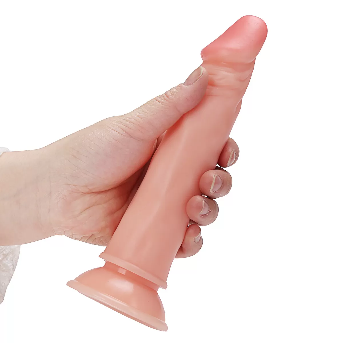 BOB Dildo Gerçekçi Et Dokusunda Testissiz Realistik Anal Penis 20 CM