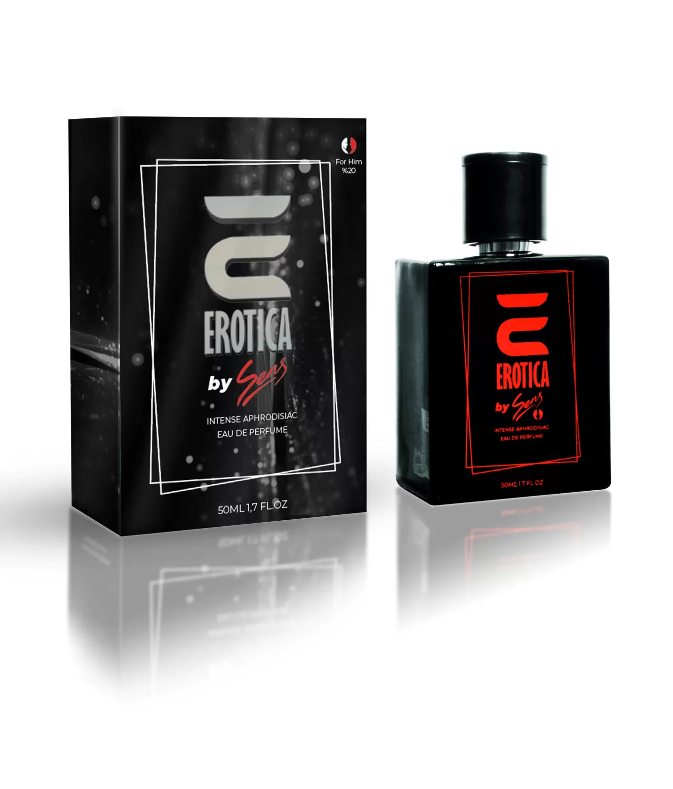 Erotica İntense %20 Afrodizyak Erkek Parfümü 50 Ml.