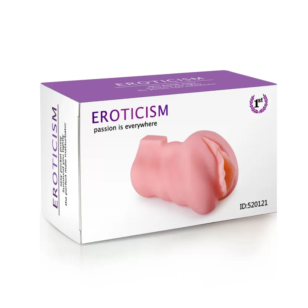 Eroticism Et Dokulu Realistik Vajina Mastürbatör 16 CM