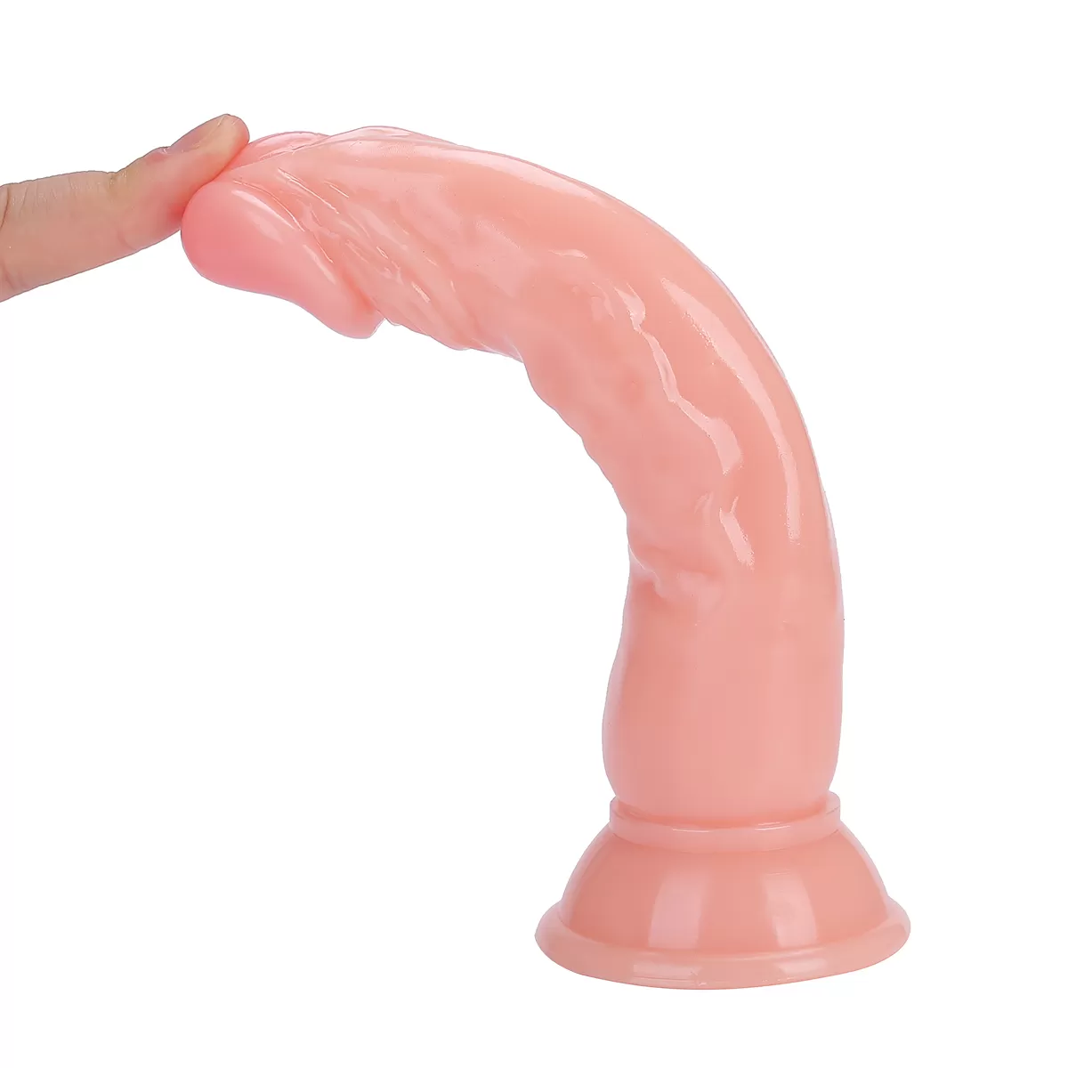 HARDY Dildo Gerçekçi Et Dokusunda Testissiz Realistik Anal Penis 18 CM