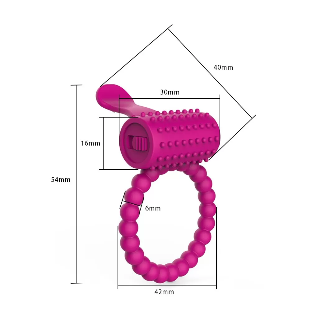 Klitoris Uyarıcılı Titreşimli Penis Halkası