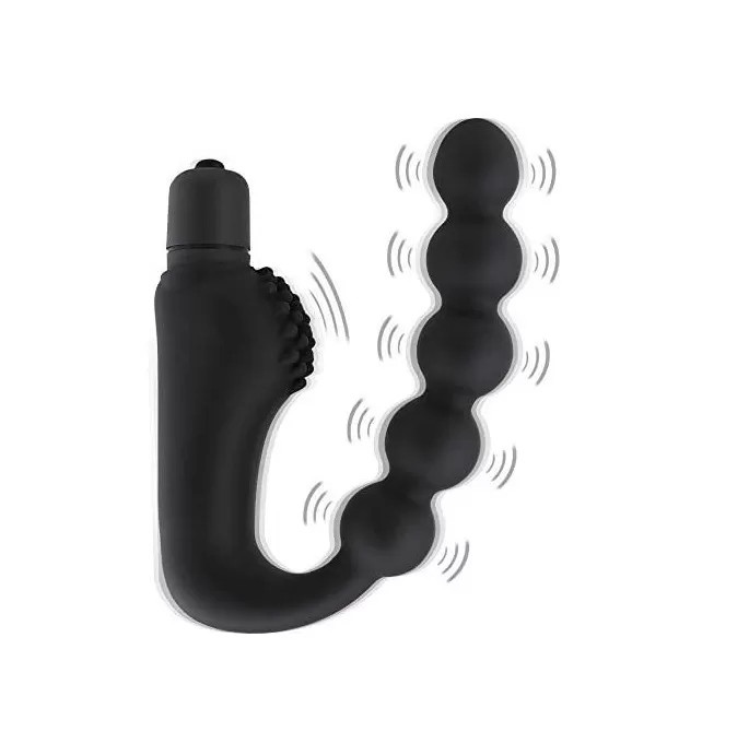 KNOB Silikon 10 Fonksiyonlu Boğumlu Klitoris ve G-Spot Uyarıcı 2 in 1 Vibratör