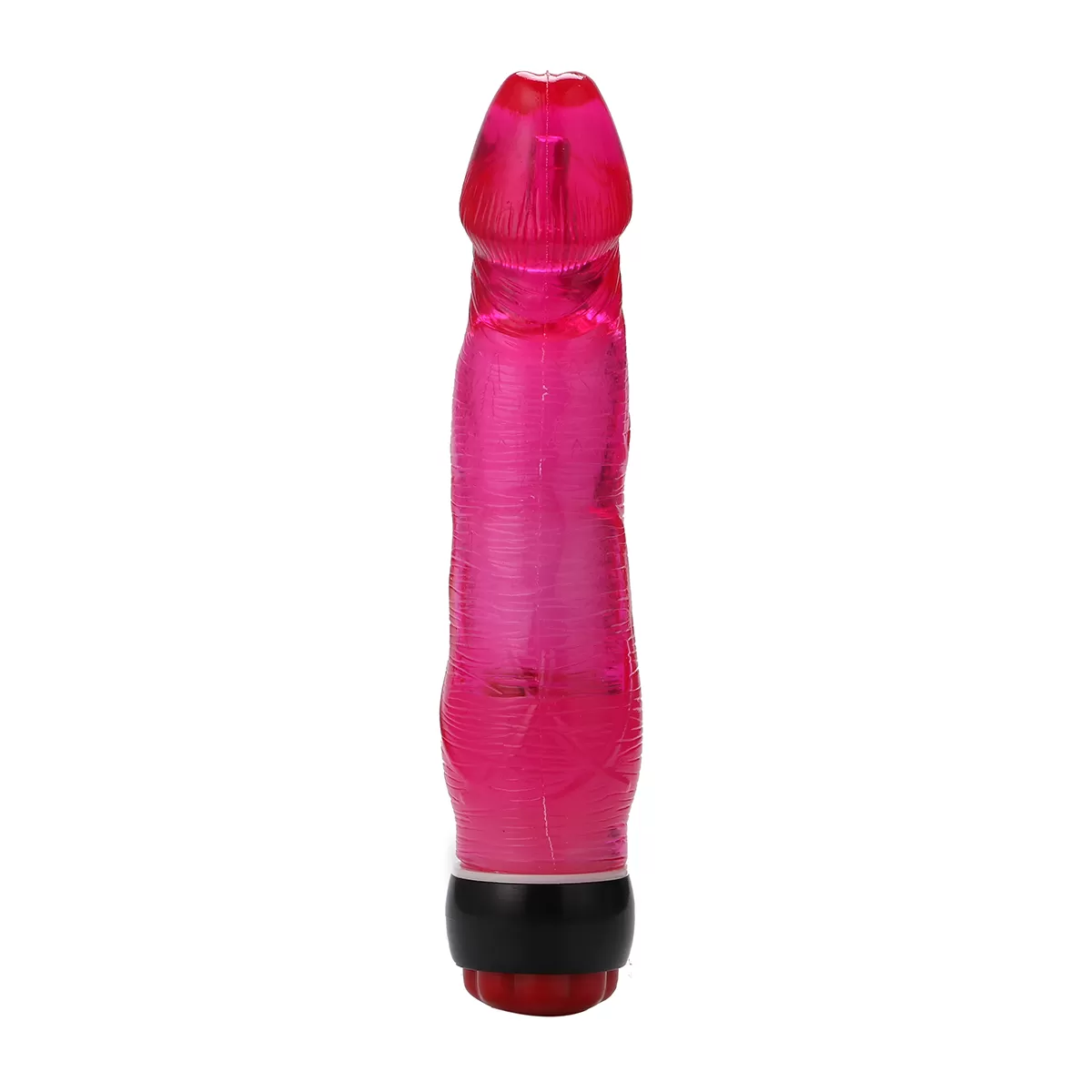 LIFELIKE VIBE Güçlü Titreşimli Jel Dokulu Klasik Vibratör Penis 21 CM - Kırmızı