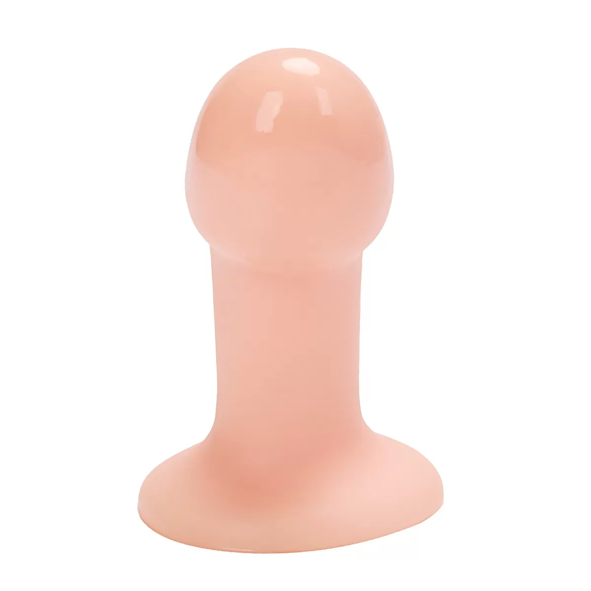 LIFELIKE VIBE Ultra Realistik Dokulu Vantuzlu Anal Butt Plug 9.5 CM - Ten Rengi