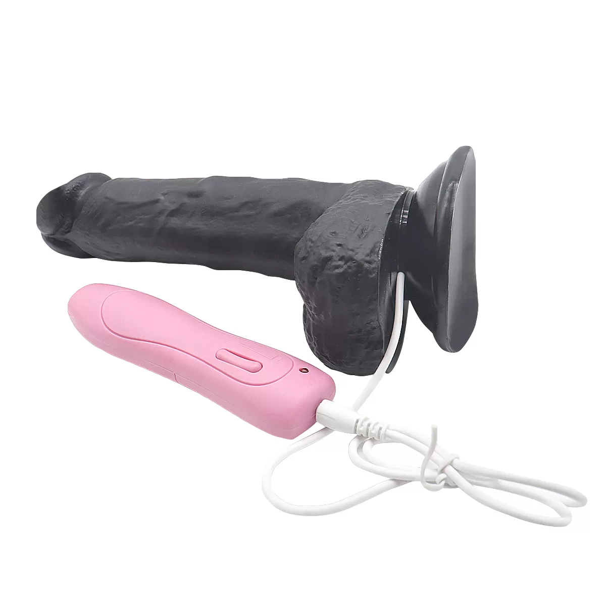 LIFELIKE VIBE Ultra Yumuşak Dokulu Titreşimli ve Rotasyonlu Realistik Vibratör Zenci Penis 20 CM