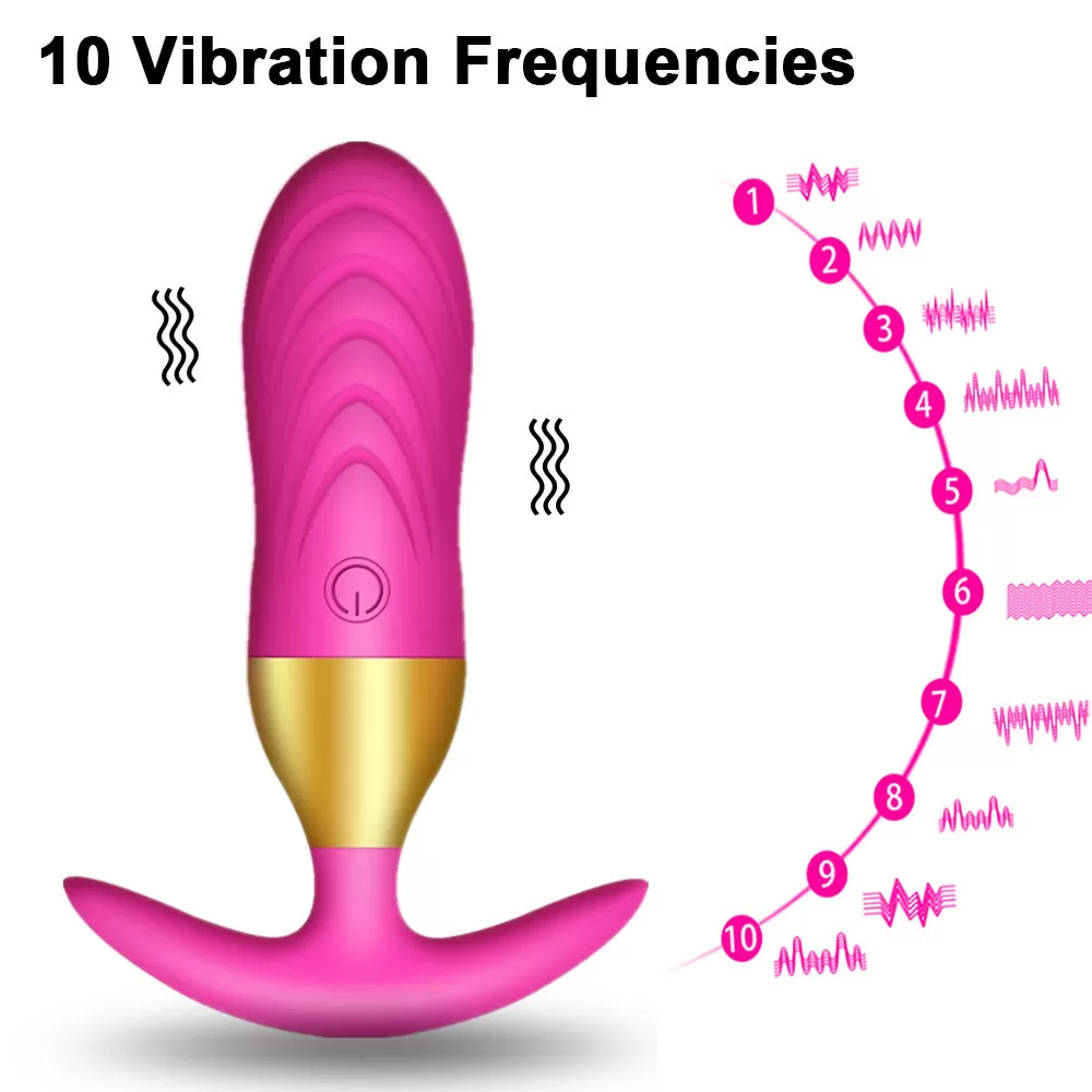 LUMINOUS Kablosuz Kumandalı Şarjlı Güçlü Titreşimli Anal Plug Vibratör