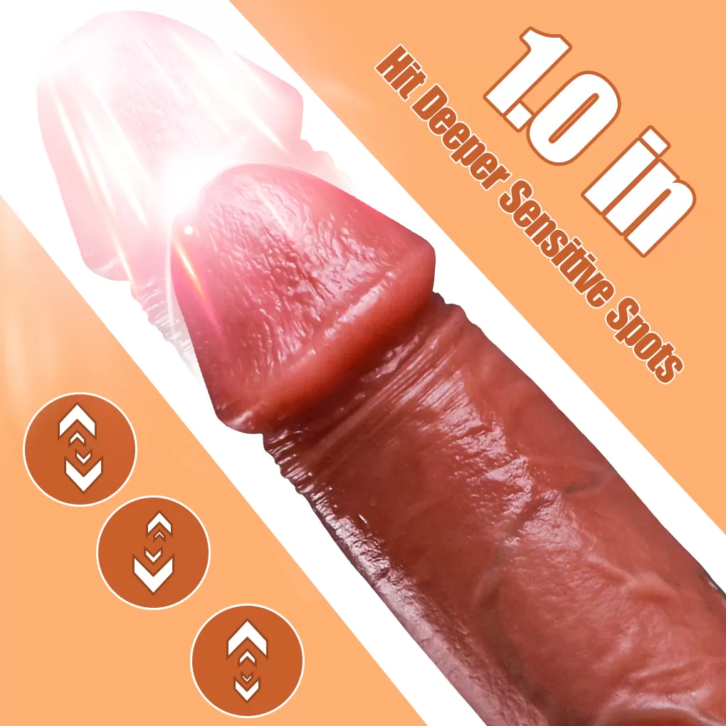 Master Perfection Dildo Micheal - Isıtmalı İleri Geri Hareketli ve Rotasyonlu Gerçekçi Damarlı Yapay Penis Vibrator