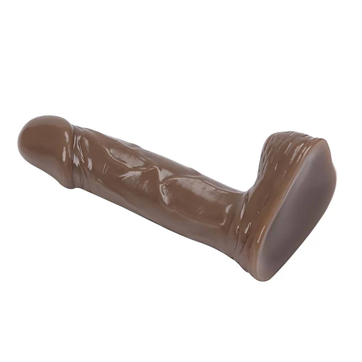 MINI Dildo Gerçekçi Et Dokusunda Realistik Zenci Penis 11 CM - Brown