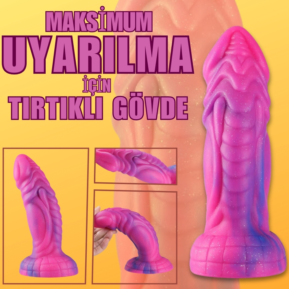 MYST COLOR Dildo Dragon Monster Starry Yumuşak Kalın Realistik Yapay Penis