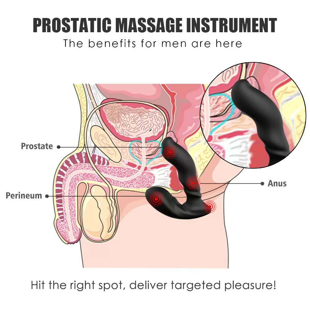 OPTIMUS RCT Kablosuz Kumandalı Perine ve Prostat Uyarıcı Anal Vibratör