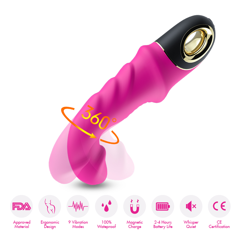 PRIME TOYS Joyblade Şarjlı Esnek G Nokta ve Klitoris Uyarıcı Yapay Penis Vibratör - Pembe