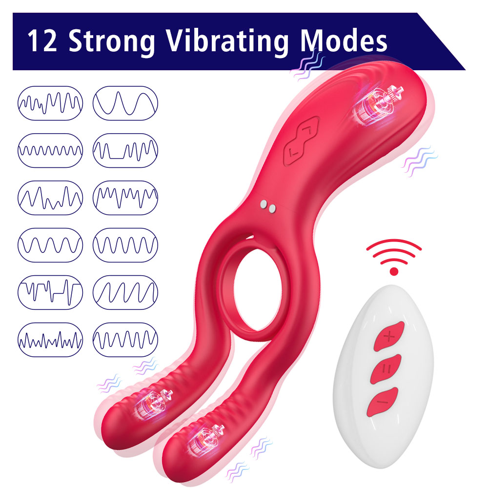 PRIME TOYS Singun Şarjlı Uzaktan Kumandalı Klitoris Uyarıcı Vibratör Perine Uyarıcı Penis Halkası