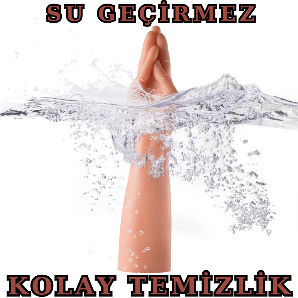 UNIQUE XXL Realistik Dokuda Dev Dong Çok Kalın Gerçekçi Anal Fisting El-Kol Dildo 26 CM